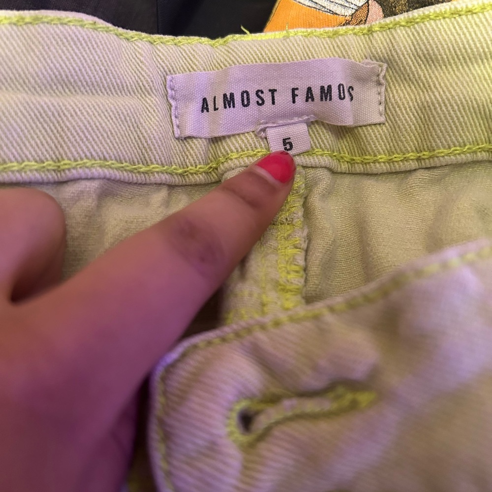 Yellow Ripped Jeans - Picture 2 of 2
